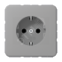 Розетка штепсельная SCHUKO 16A 250V серая JUNG CD1520BFGR