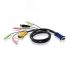Кабель KVM VGA, USB, аудио, 1.2 метра Aten 2L-5301U
