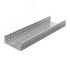Универсальный лоток перфорированный 600х100х3000, толщ. 1,0 мм, Сендзимир цинк OSTEC 082861
