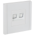 FORTE&PIANO Розетка компьютерная двойная RJ45 кат.6 FP234 белый IEK