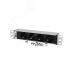 Блок розеток Rem-10 без шнура с индикатором 4 Sсhuko вход IEC 60320 C14 10A 10' REM R-10-4S-I-220-Z