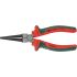 Круглогубцы диэлектрические с двухкомпонентными рукоятками, 160 мм Jonnesway PV4016