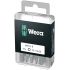 Набор бит 867/1 Z DIY 10 TORX 10 вязкая твердость хвостовик 1/4 C 6.3 TX 10 x 25 мм 10 шт с держателем-еврослот WERA WE-072406