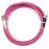 Шнур оптический duplex 15м LC-ST 50/125 мм OM4 LSZH Cabeus FOP-50-OM4-LC-ST-15m