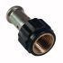Муфта пресс 40х1'ВР переходная, ПВДФ Henco 18PK-4006