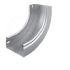 Угол внутренний плавный 90 град. к лотку 100х50, толщ. 0,7 мм, Сендзимир цинк OSTEC 035415