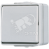 Выключатель однополюсный для накладного монтажа IP44 JUNG 601W