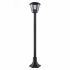 Светильник садово-парковый 4гран черный напольный 112см E27 IP44(У1) НТУ 07-40-002 Валенсия 4 (60) ЭРА Б0051192