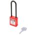 Замок безопасности навесной нейлоновая дужка BD-G31 Red ПТК 10259