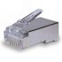 Коннекторы 8P8C (Компьютерные разъемы) F/UTP Cat.5e 50U (RJ-45) Уп. 100шт. СУПР 10-0203