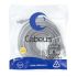 Патч-корд U/UTP, категория 6, 2xRJ45/8p8c, неэкранированный, серый, PVC, 15м Cabeus PC-UTP-RJ45-Cat.6-15m