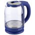 Чайник электрический стеклянный MA-154 на 1.8 л, цвет синий Матрена 105229