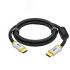 Кабель HDMI 2.0, Ultra HD 19М на 19М, 5 м., черный нейлон Greenconnect GCR-51282