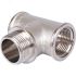 Тройник ВНВ никелированный 1'x1'x1' STOUT SFT-0065-000111