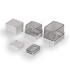 Cubo S 100 x 100 x 60 мм, 50 мм основание, глухая стенка, прозрачная крышка, PC, IP 66/67 ENSTO SPCP101006T