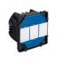 Функциональная часть выключателя в рамку 3кл. (47х47мм) Sibling Powerswitch-3FP