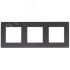 Рамка 3 поста, графит Simon 2400630-038