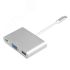 Хаб 3 в 1, USB Type C на VGA, USB 3.0 Greenconnect GCR-AP25