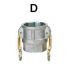 Камлок D 4 (100мм) BSP Мир хомутов KAML4D5ALBSP
