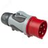 Вилка кабельная 16А/400V/3P+N+E/IP44 GRIP, безвинтовое подключение PCE 0153-6tt