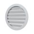 Решетка вентиляционная круглая D180 алюминиевая с фланцем D150 ERA 15РКМ