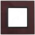 Рамка на 1 пост, стекло, Эра Elegance, бордо+антр, 14-5101-25 ЭРА Б0034479
