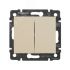 VALENA Переключатель двухклавишный на 2 направления в рамку слоновая кость Daccord/Legrand 774308