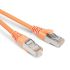 Патч-корд F/UTP экранированный категория 6 LSZH оранжевый (3м) Hyperline 230367