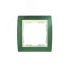 Рамка на 1 пост, S82, зеленая текстура - сл.кость Simon 82714-65