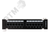 Панель настенная 12 портов Кат.5e RJ45/8P8C неэкран. черная NETLAN EC-UWP-12-UD2