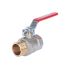 Кран шаровой 1 ВН/НР, ручка рычаг Rommer RBV-0002-0210325