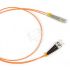 Патч-корд волоконно-оптический (шнур) SM 9/125 (OS2) ST/UPC-LC/UPC simplex LSZH (20м) Hyperline 247471