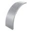 Крышка угла внешнего плавного 90 град. к лотку 150, толщ. 0,7 мм, Сендзимир цинк OSTEC 023550