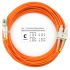 Шнур оптический duplex 10м LC-SC 62,5/125 мм LSZH Cabeus FOP-62-LC-SC-10m
