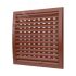 Решетка вентиляционная наружная регулируемая, из ASA пластика 250х250, цвет Терракотовый ERA 2525РРПН терр