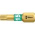 Бита биторсионная 867/1 BDC TORX алмазное покрытие хвостовик 1/4 C 6.3 TX 15 x 25 мм WERA WE-066102