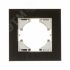 UGRA рамка 1-местная, алюминий,  чёрный. GUSI Electric С1110-035