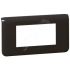 Рамка Mosaic 4 модуля, горизонтальная, антрацит LEGRAND 079054