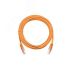 Шнур U/UTP 4 пары Кат.5e 2хRJ45/8P8C T568B медный PVC оранжевый 1м 10шт. NETLAN EC-PC4UD55B-BC-PVC-010-OR-10