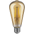Лампа светодиодная LED 4вт E27 теплый ST64 ретро FILAMENT Navigator Group 61485