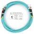 Шнур оптический duplex 5м ST-ST 50/125 мм OM3 LSZH Cabeus FOP-50-ST-ST-5m