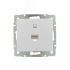 Розетка RAIN компьютерная белая механизм Lezard 703-0288-139