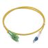 Шнур оптический duplex 10м SC/APC-LC/UPC 9/125 sm LSZH Cabeus FOP(d)-9-SC/APC-LC/UPC-10m