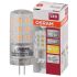 Лампа светодиодная LED 3,5Вт G4 12V STAR PIN40 (замена 40Вт), теплый, прозр. Osram LEDVANCE 4058075369009