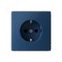 ARTGALLERY розетка с заземлением со шторками, 16А, механизм, аквамарин SE (Systeme) GAL001145