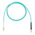Шнур оптический коммутационный (патч-корд), LC-FC симплекс simplex OM3, нг(А)-HF, бирюзовый, 15 м Datarex DR-220228