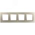 Рамка для розеток и выключателей Elegance 14-5014-04 Classic, на 4 поста, шампань ЭРА Б0060589