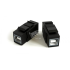 Вставка Keystone Jack проходной адаптер USB 2.0 (Type B) ROHS черная Hyperline 251217