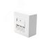 Коробка для рамок 86Х86 глубина 40 мм, белый Eurolan 16H-FR-40WT-1