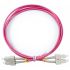 Шнур оптический duplex 1,5м SC-SC 50/125 мм OM4 LSZH Cabeus FOP-50-OM4-SC-SC-1,5m